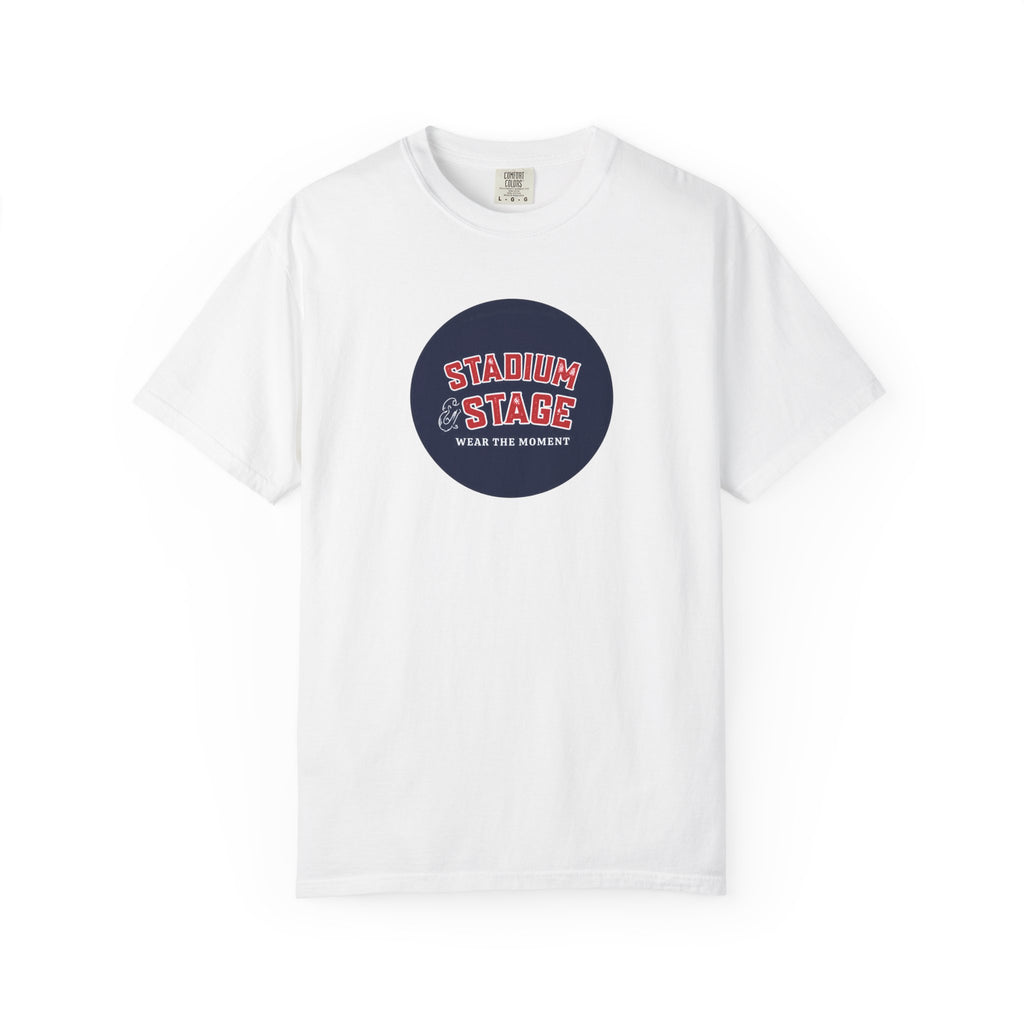 Stadium & Stage Graphic T-Shirt — "Wear the Moment" Vintage Circle Logo