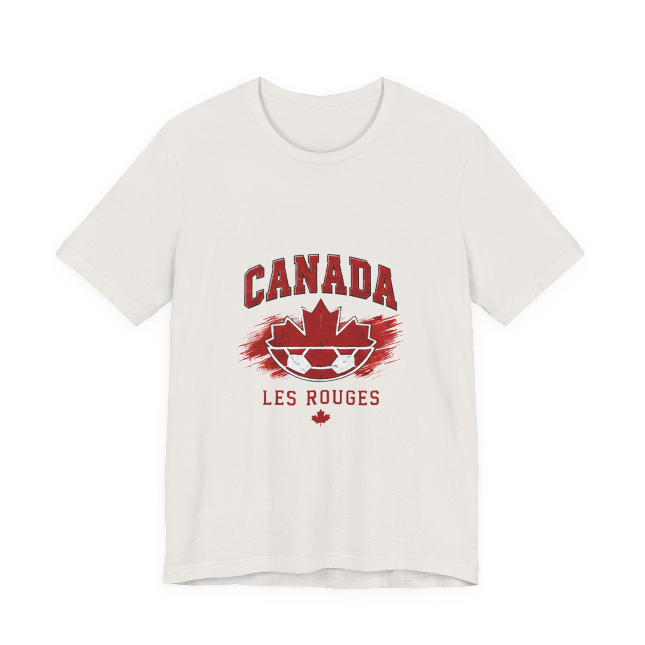 Canada Les Rouges Soccer T-Shirt — Vintage Maple Leaf Football Tee