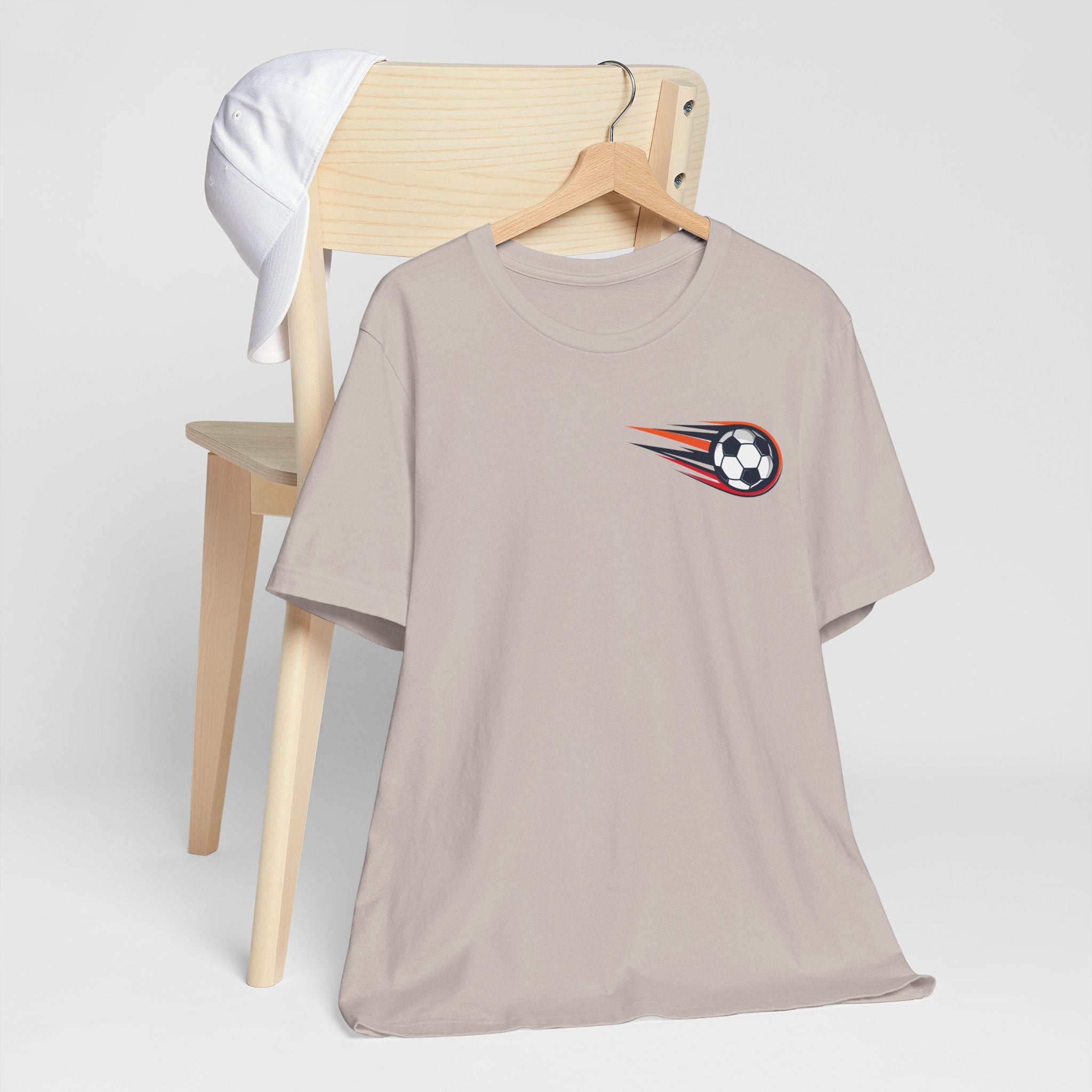 Soccer Comet T‑Shirt — Fast Soccer Ball Graphic Tee
