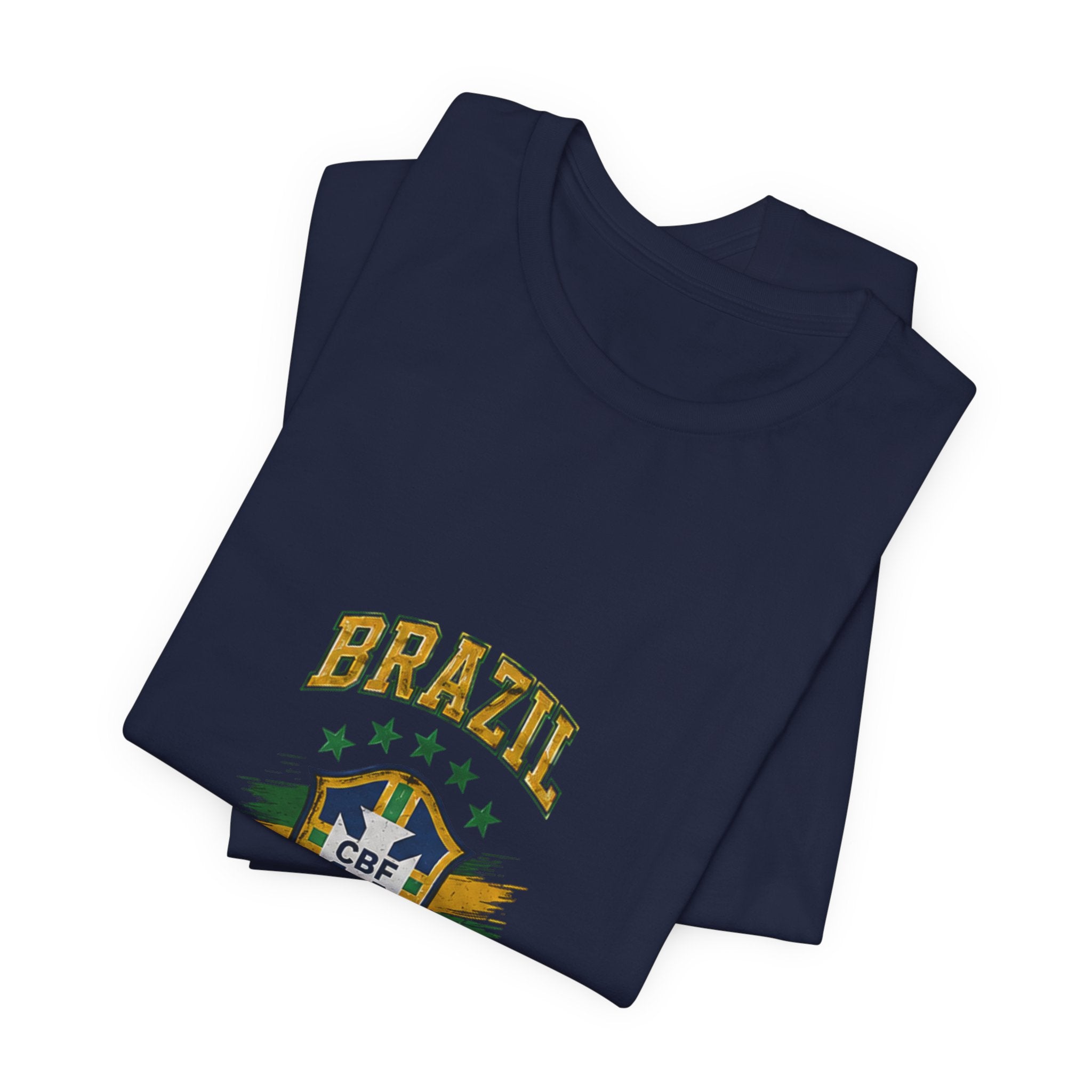 Brazil Soccer Tee - Seleção Brasileira Crest Vintage Football T‑Shirt