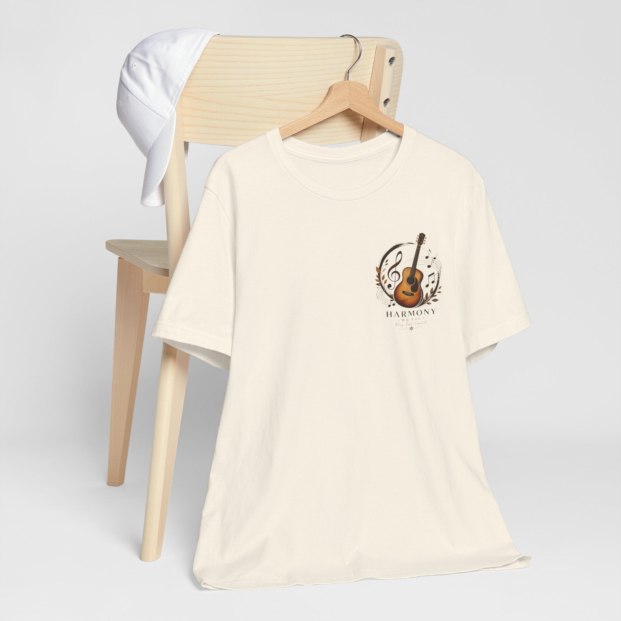 Harmony Guitar Tee — Acoustic Guitar Music T-Shirt