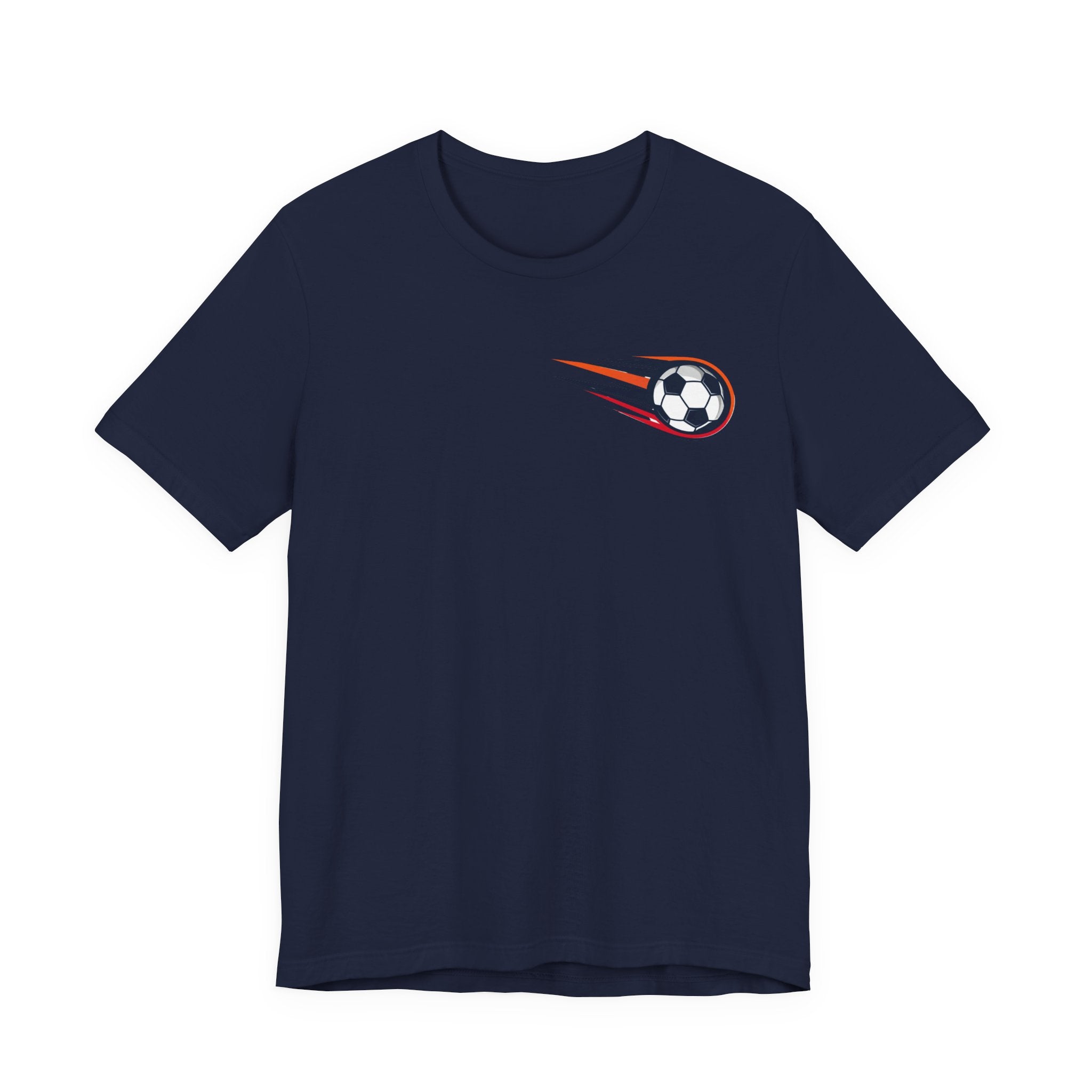 Soccer Comet T‑Shirt — Fast Soccer Ball Graphic Tee