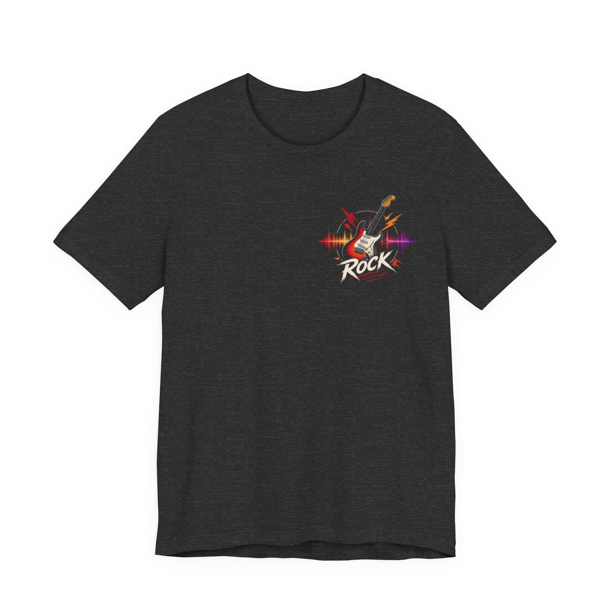 Phoenix Soundwave T‑Shirt — Colorful Phoenix Graphic with "Rise Above" Text