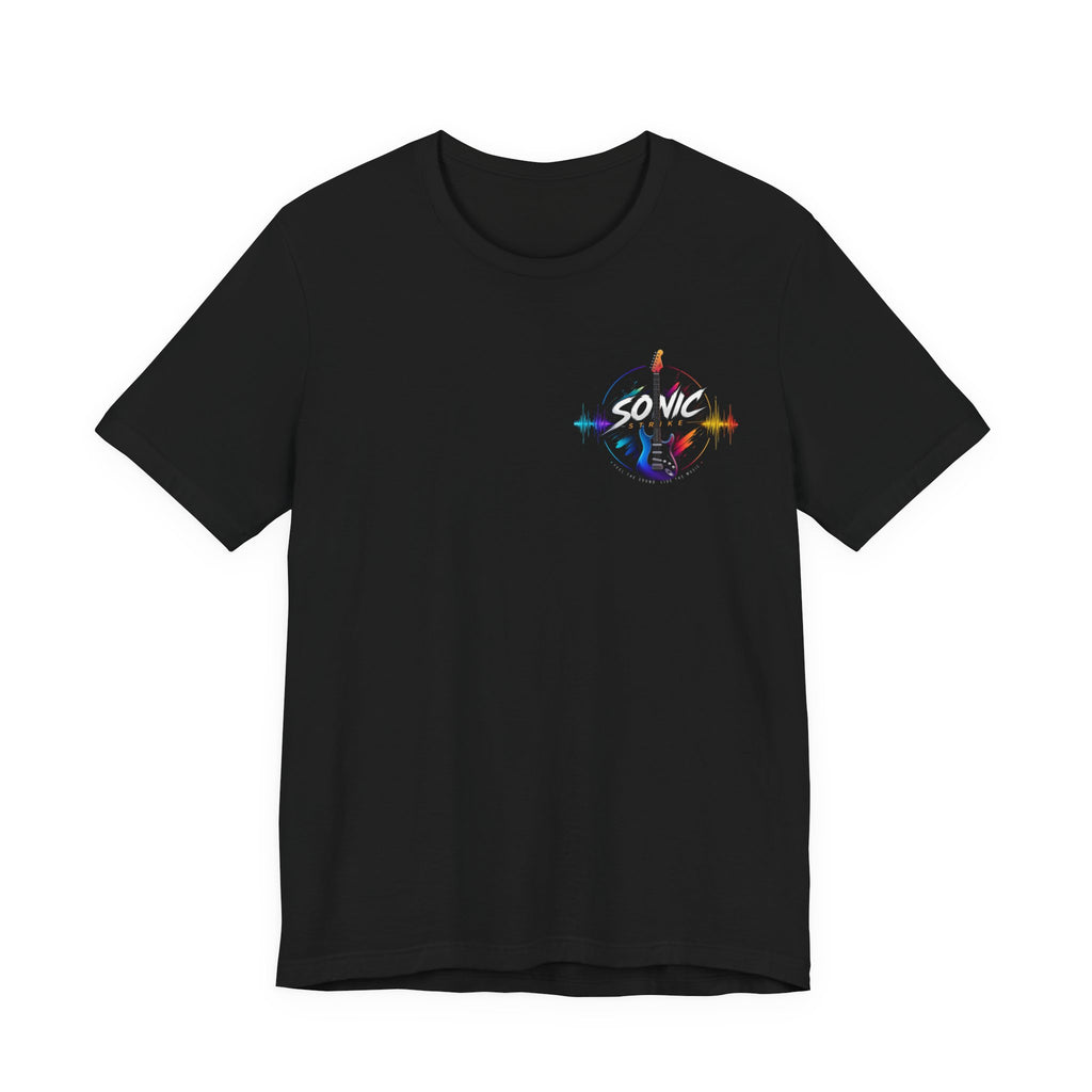 So Much Vibe Tee — Colorful Music Wave Graphic T-Shirt