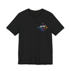 So Much Vibe Tee — Colorful Music Wave Graphic T-Shirt