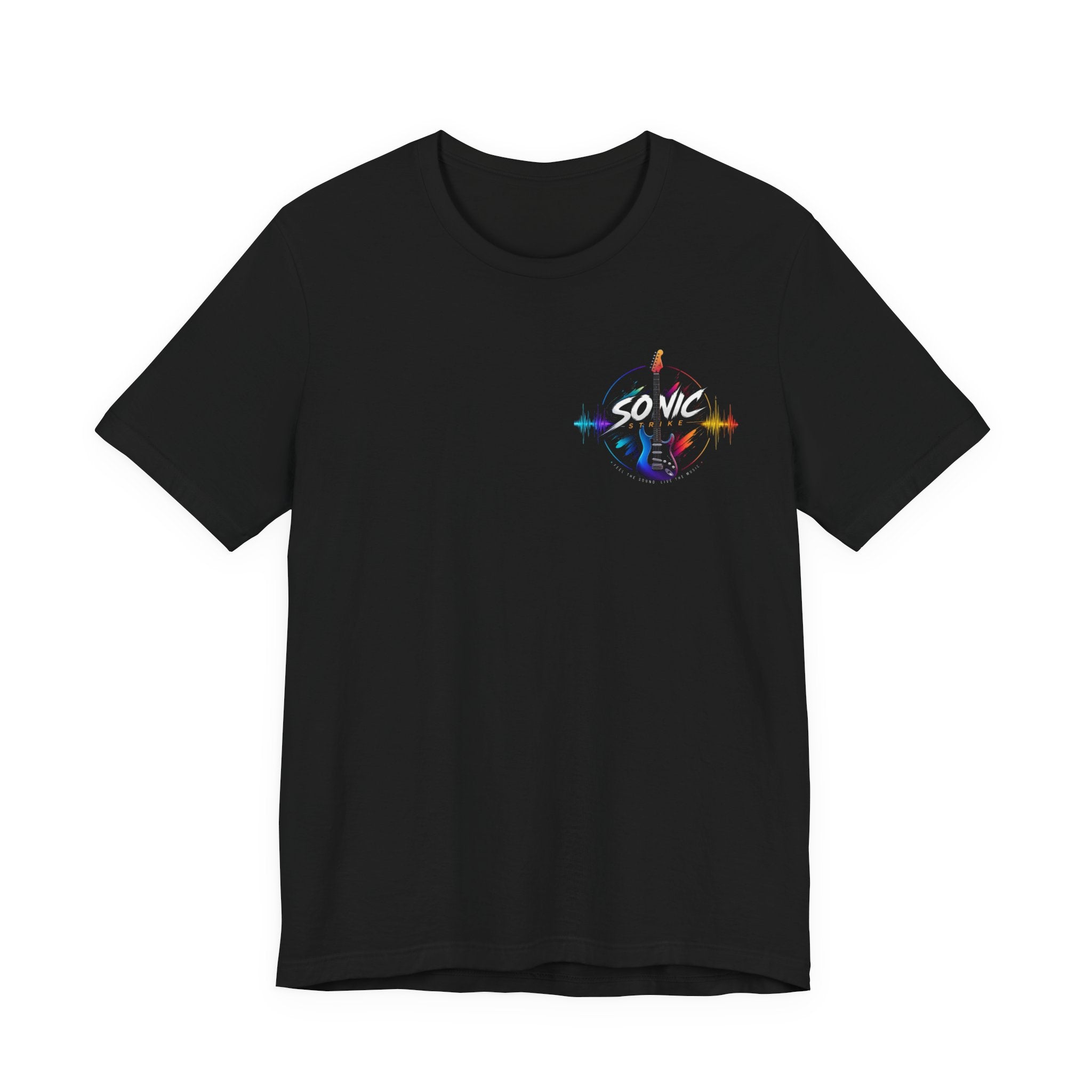 So Much Vibe Tee — Colorful Music Wave Graphic T-Shirt