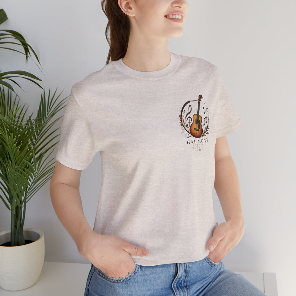 Harmony Guitar Tee — Acoustic Guitar Music T-Shirt
