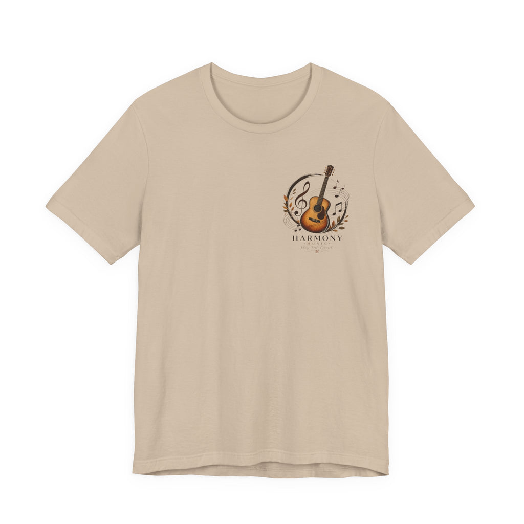 Harmony Guitar Tee — Acoustic Guitar Music T-Shirt