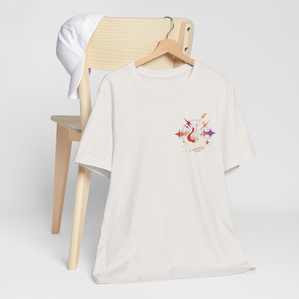 Phoenix Soundwave T‑Shirt — Colorful Phoenix Graphic with "Rise Above" Text