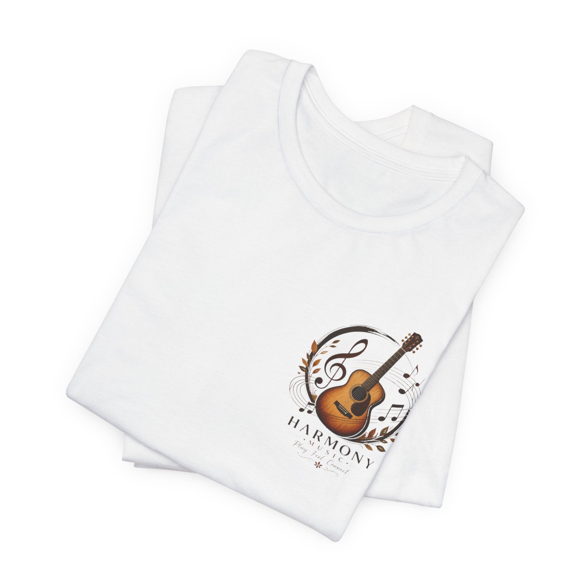 Harmony Guitar Tee — Acoustic Guitar Music T-Shirt