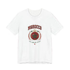 Morocco Crest T-Shirt - 'Les Lions de l'Atlas' Vintage Soccer Tee