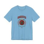 Morocco Crest T-Shirt - 'Les Lions de l'Atlas' Vintage Soccer Tee