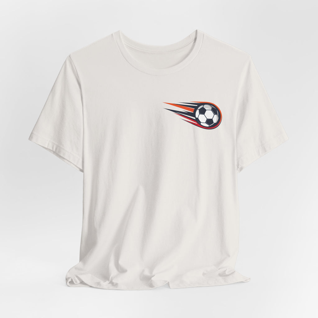 Soccer Comet T‑Shirt — Fast Soccer Ball Graphic Tee