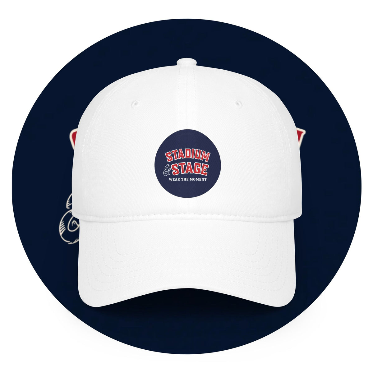 Low Profile Baseball Cap — Shankn’s Stage Logo Dad Hat