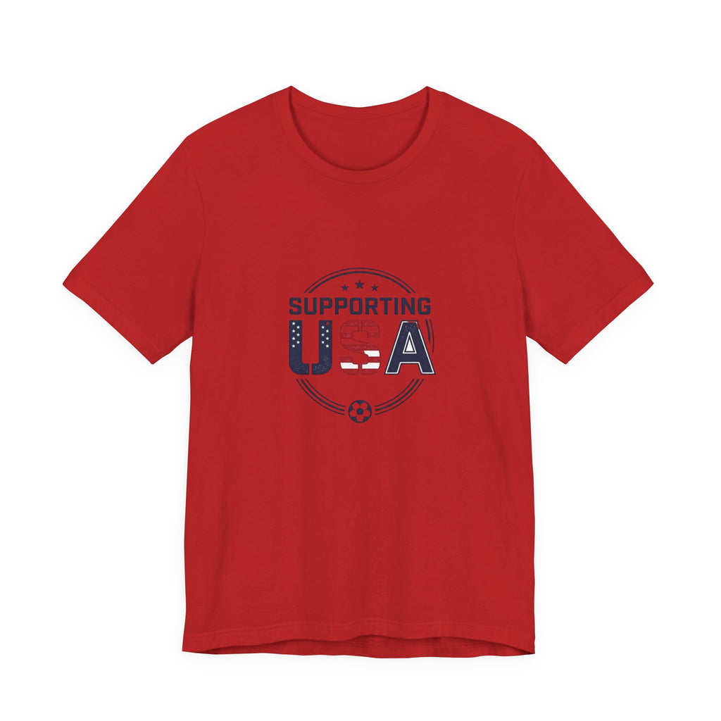 Supporting USA Soccer Watch Party Tee | Country Colors, Match-Day Fan Apparel