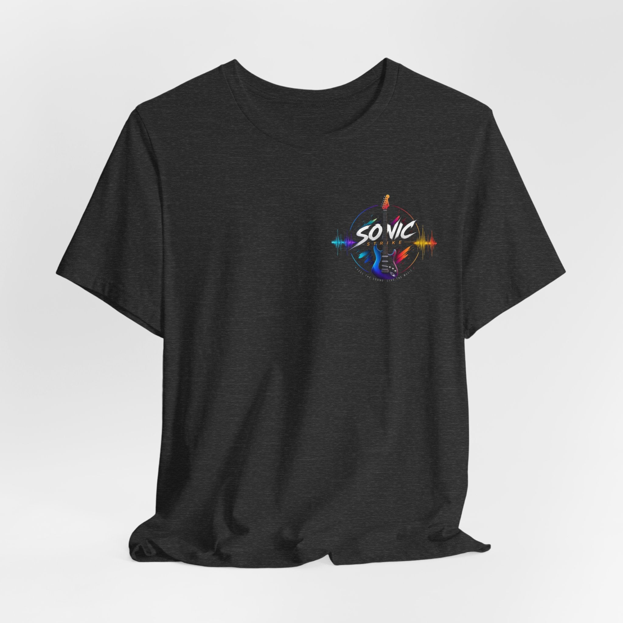 So Much Vibe Tee — Colorful Music Wave Graphic T-Shirt