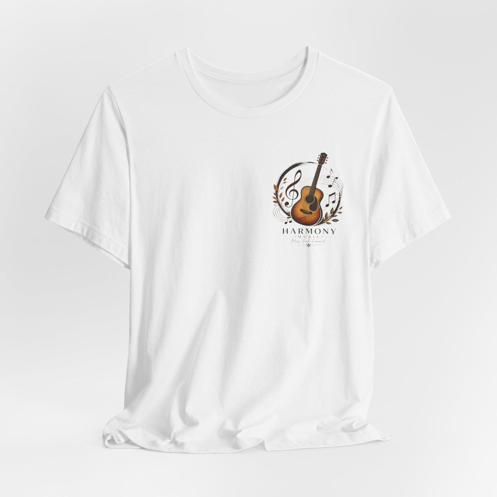 Harmony Guitar Tee — Acoustic Guitar Music T-Shirt