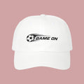 Game On Soccer Dad Cap — Embroidered Sports Baseball Hat