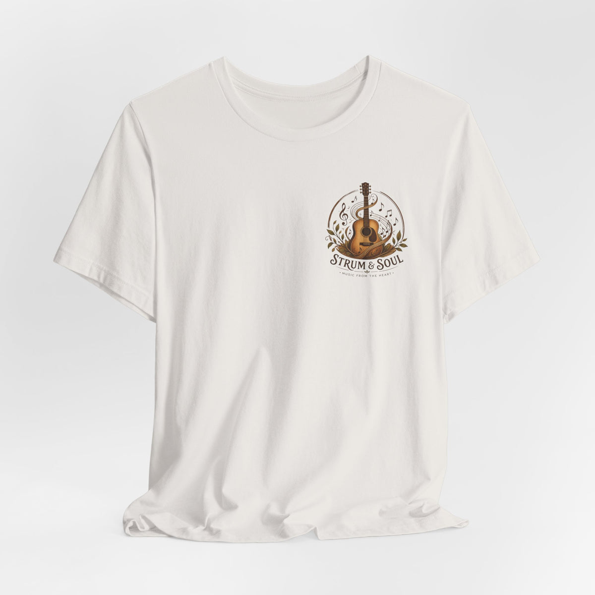 Acoustic Soul Guitar Tee — 'Strum & Soul' Acoustic Guitar Graphic T-Shirt