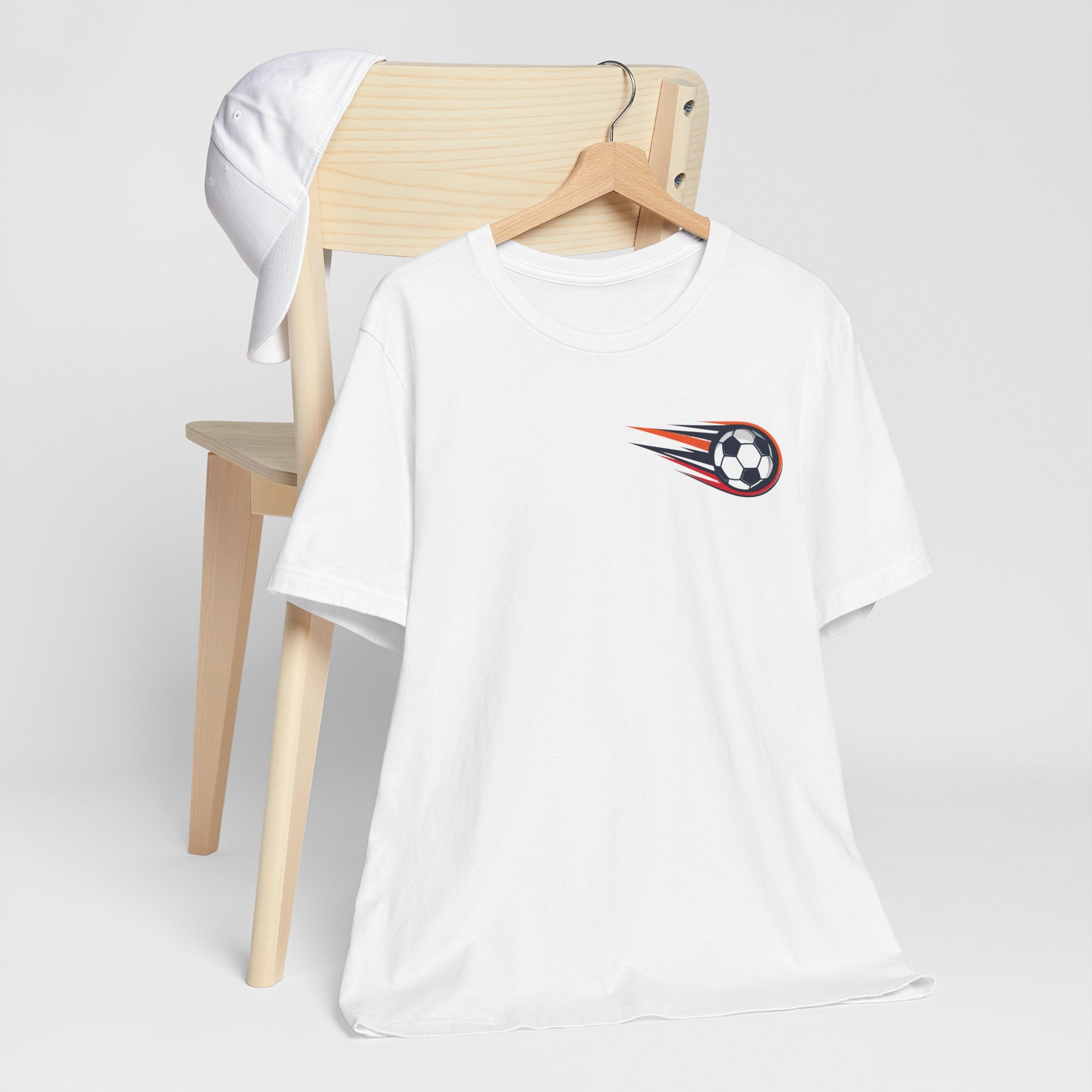 Soccer Comet T‑Shirt — Fast Soccer Ball Graphic Tee