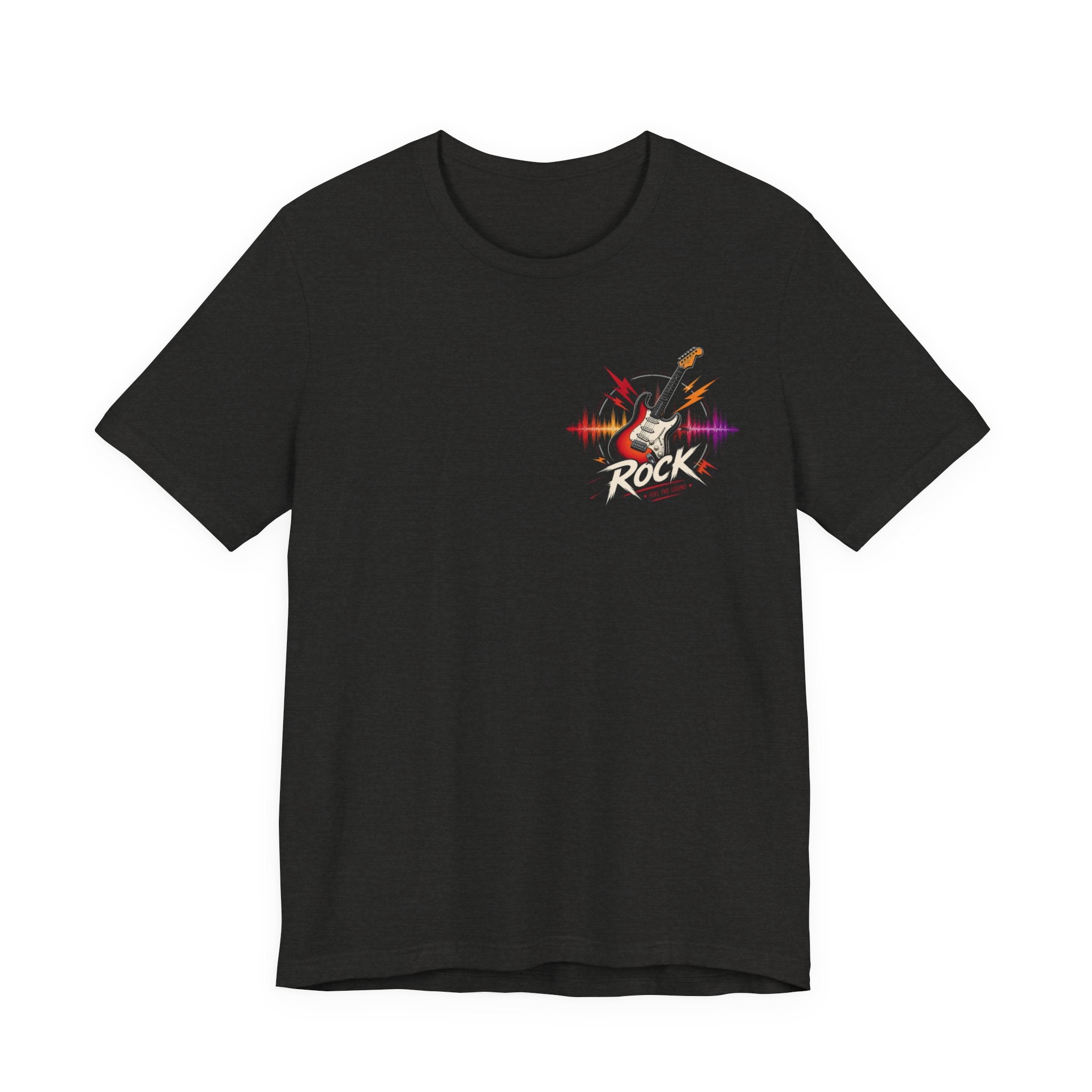 Phoenix Soundwave T‑Shirt — Colorful Phoenix Graphic with "Rise Above" Text