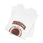Morocco Crest T-Shirt - 'Les Lions de l'Atlas' Vintage Soccer Tee
