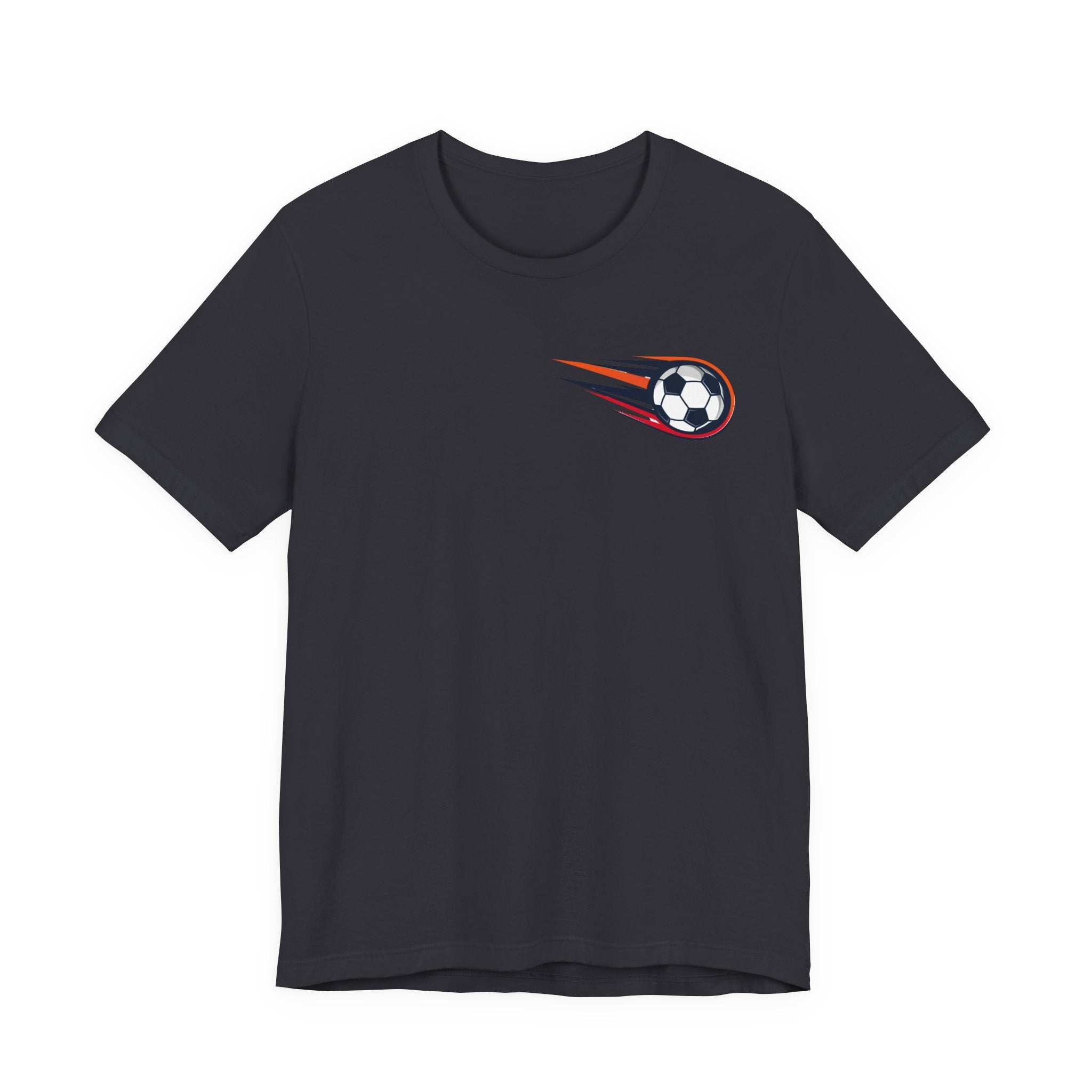 Soccer Comet T‑Shirt — Fast Soccer Ball Graphic Tee