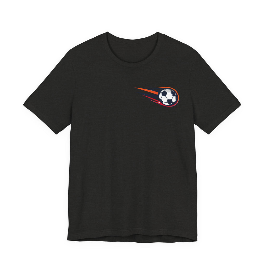 Soccer Comet T‑Shirt — Fast Soccer Ball Graphic Tee
