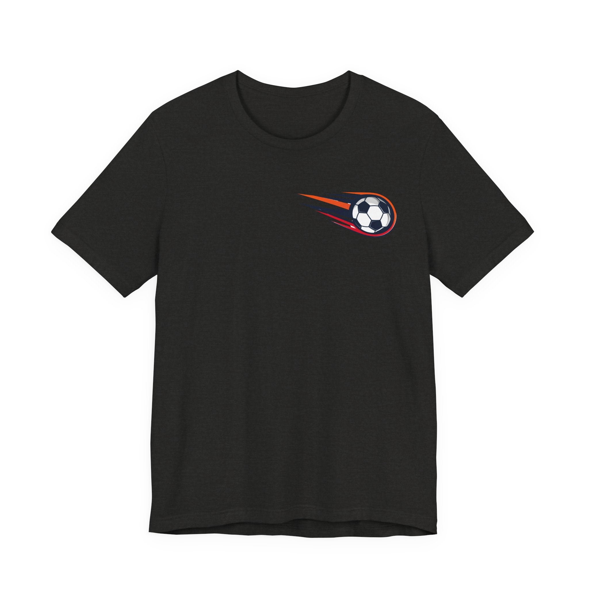 Soccer Comet T‑Shirt — Fast Soccer Ball Graphic Tee