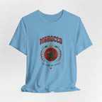 Morocco Crest T-Shirt - 'Les Lions de l'Atlas' Vintage Soccer Tee