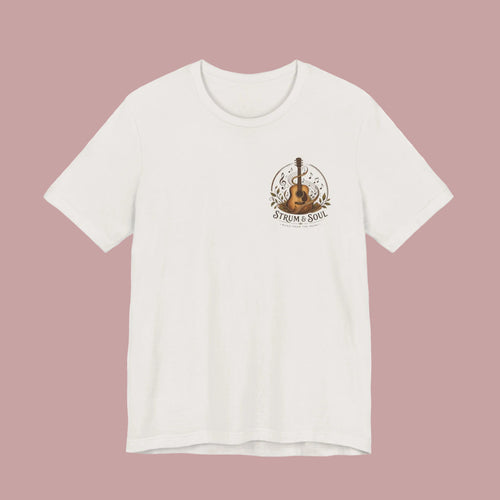 Acoustic Soul Guitar Tee — 'Strum & Soul' Acoustic Guitar Graphic T-Shirt