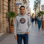 Morocco Crest Hoodie - Vintage Moroccan Emblem Travel Sweatshirt