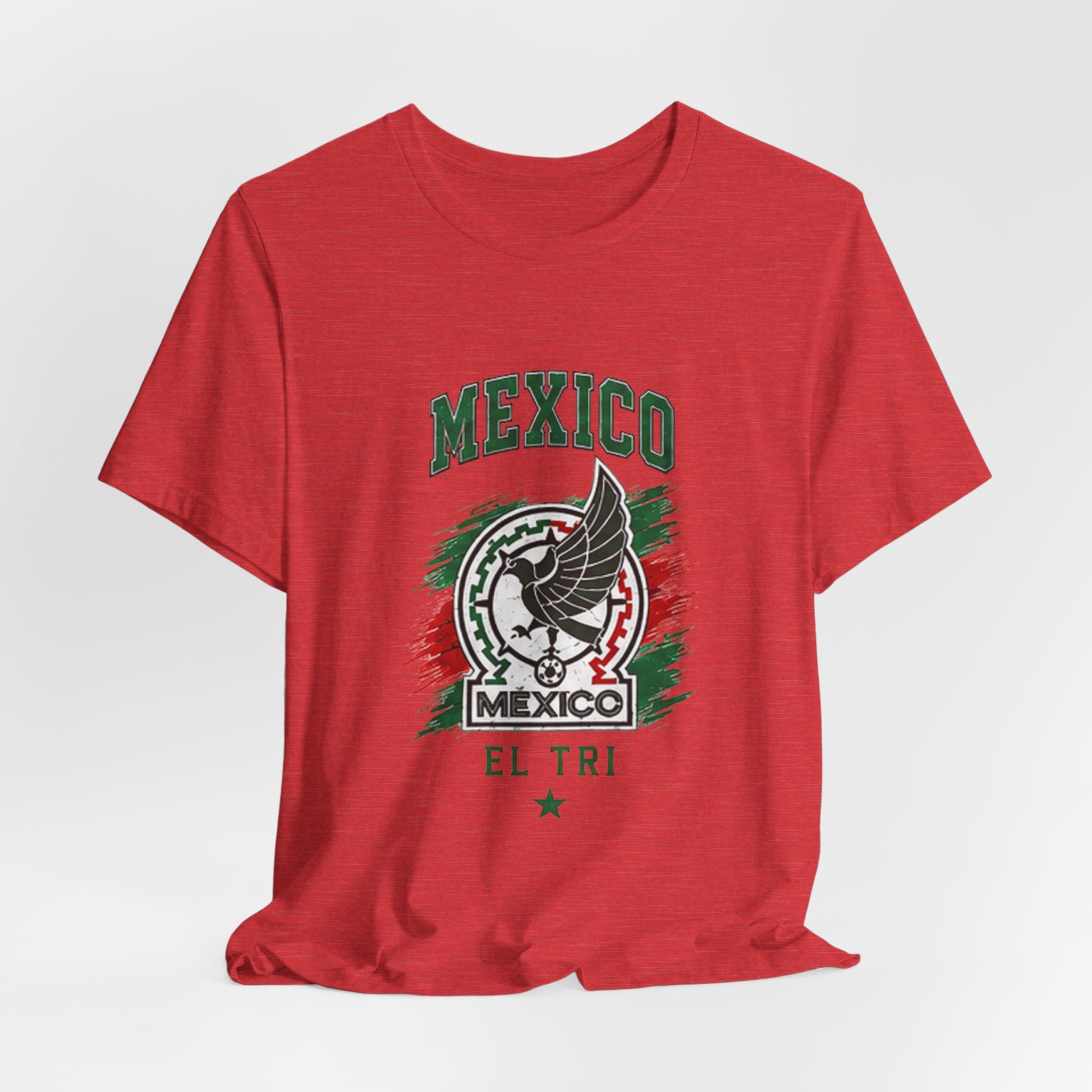 Mexico El Tri Soccer T-Shirt — Mexican Flag Eagle Football Tee