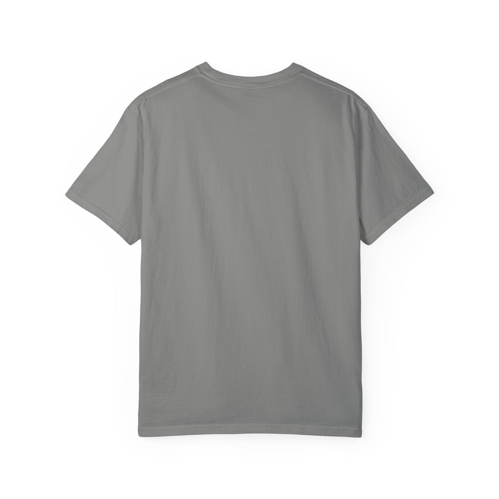 USA Skyline Flag T-Shirt — Patriotic Statue of Liberty Graphic Tee