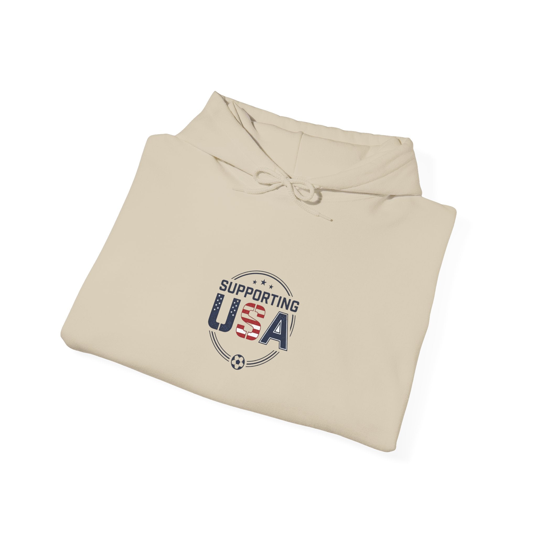 Supporting USA Hoodie | soccer watch party, country colors