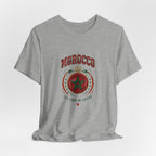 Morocco Crest T-Shirt - 'Les Lions de l'Atlas' Vintage Soccer Tee