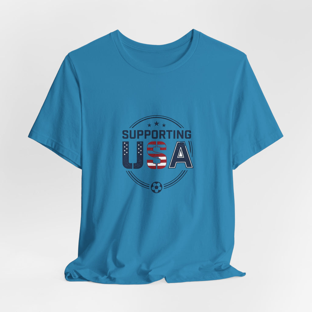 Supporting USA Soccer Watch Party Tee | Country Colors, Match-Day Fan Apparel