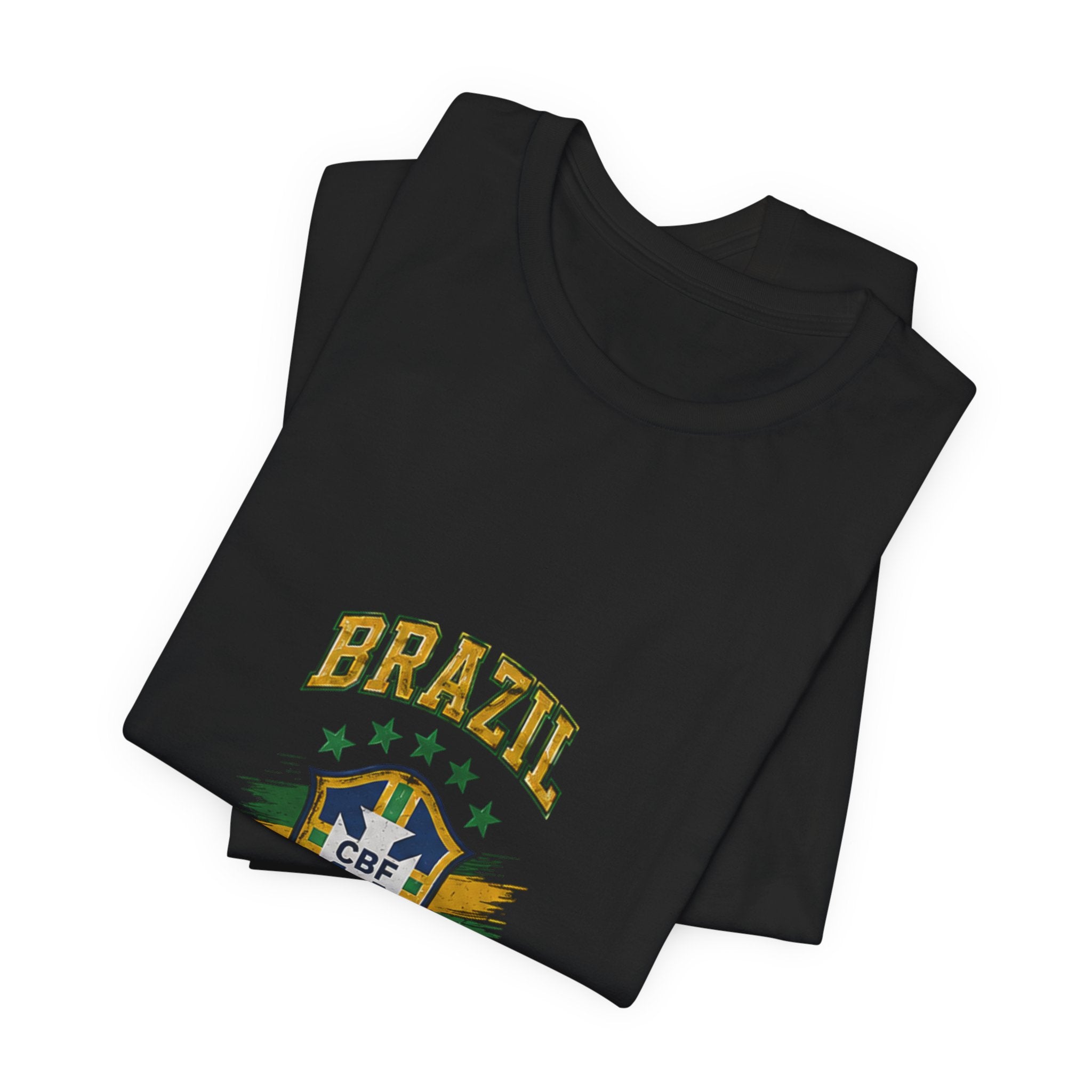Brazil Soccer Tee - Seleção Brasileira Crest Vintage Football T‑Shirt