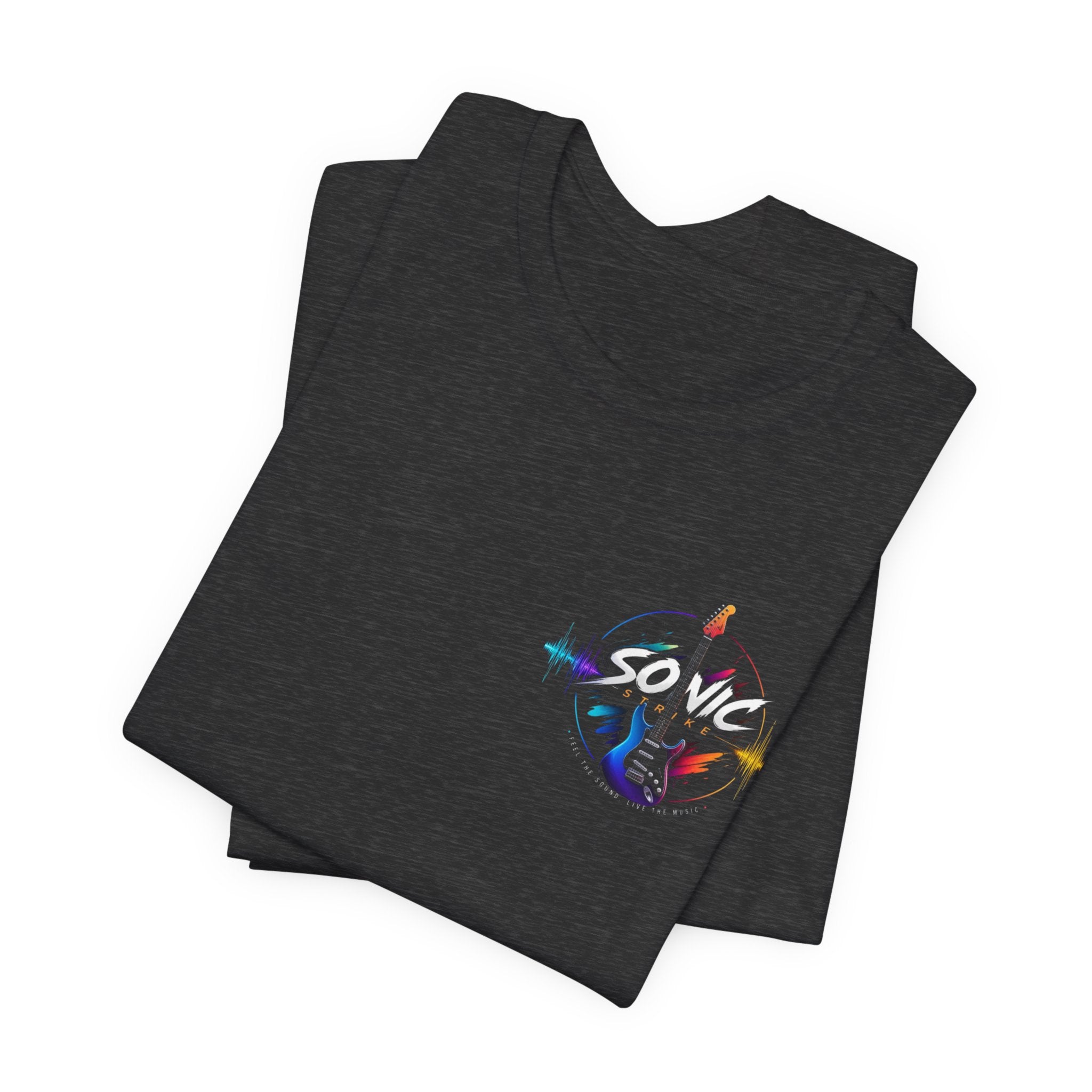 So Much Vibe Tee — Colorful Music Wave Graphic T-Shirt