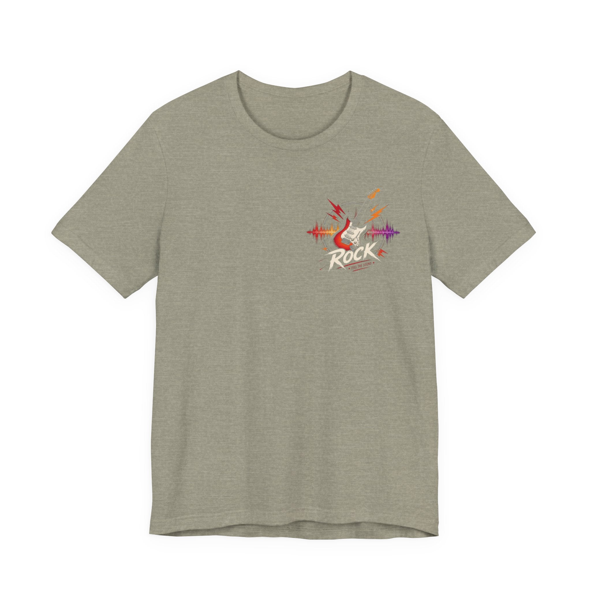 Phoenix Soundwave T‑Shirt — Colorful Phoenix Graphic with "Rise Above" Text