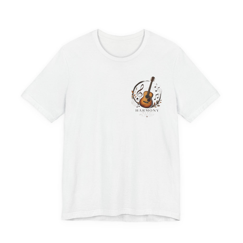 Harmony Guitar Tee — Acoustic Guitar Music T-Shirt