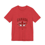 Canada Les Rouges Soccer T-Shirt — Vintage Maple Leaf Football Tee