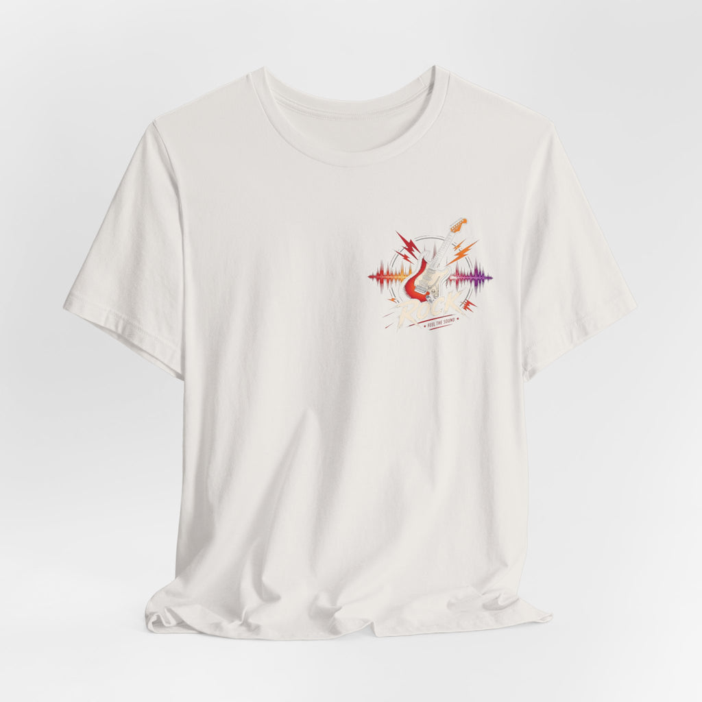 Phoenix Soundwave T‑Shirt — Colorful Phoenix Graphic with "Rise Above" Text