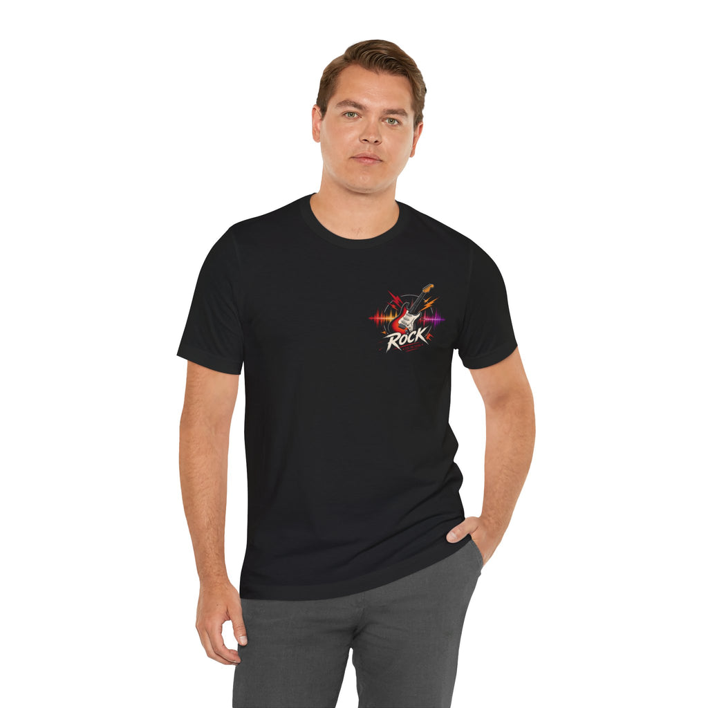 Phoenix Soundwave T‑Shirt — Colorful Phoenix Graphic with "Rise Above" Text