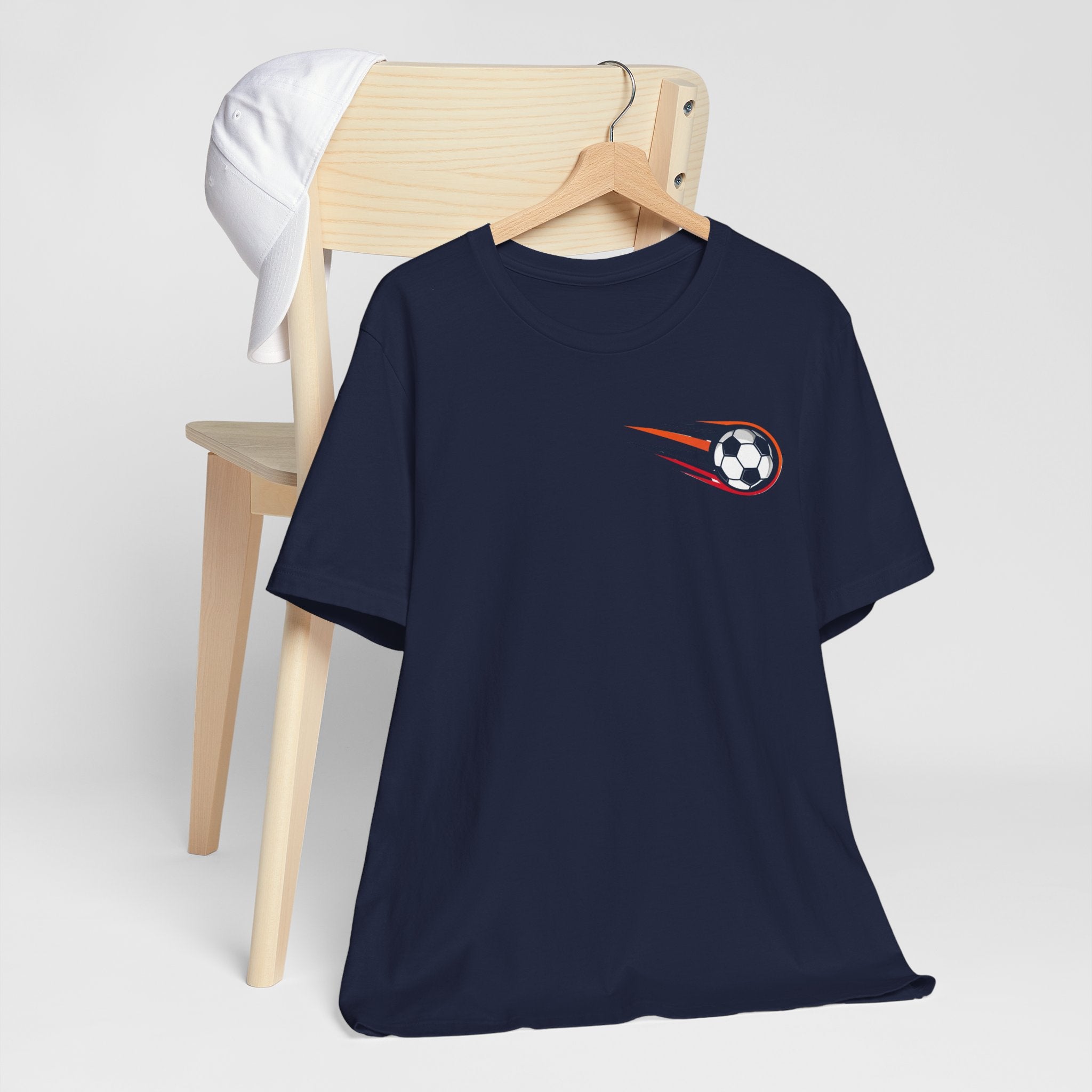 Soccer Comet T‑Shirt — Fast Soccer Ball Graphic Tee