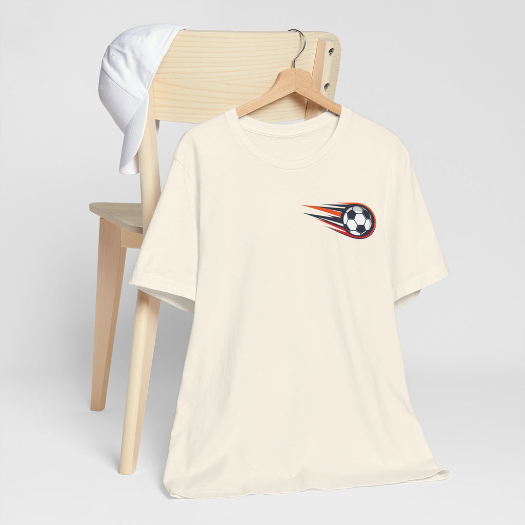Soccer Comet T‑Shirt — Fast Soccer Ball Graphic Tee