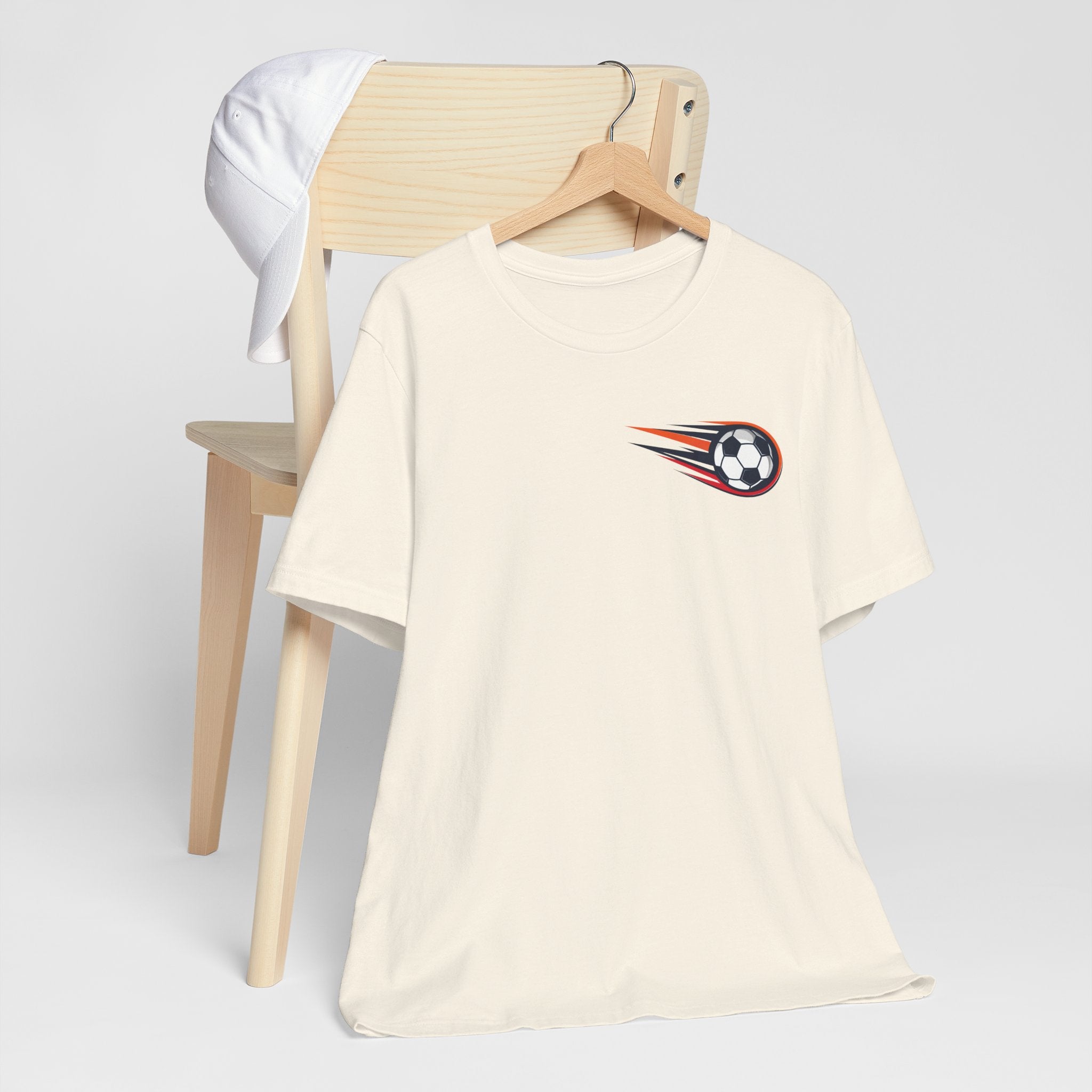 Soccer Comet T‑Shirt — Fast Soccer Ball Graphic Tee