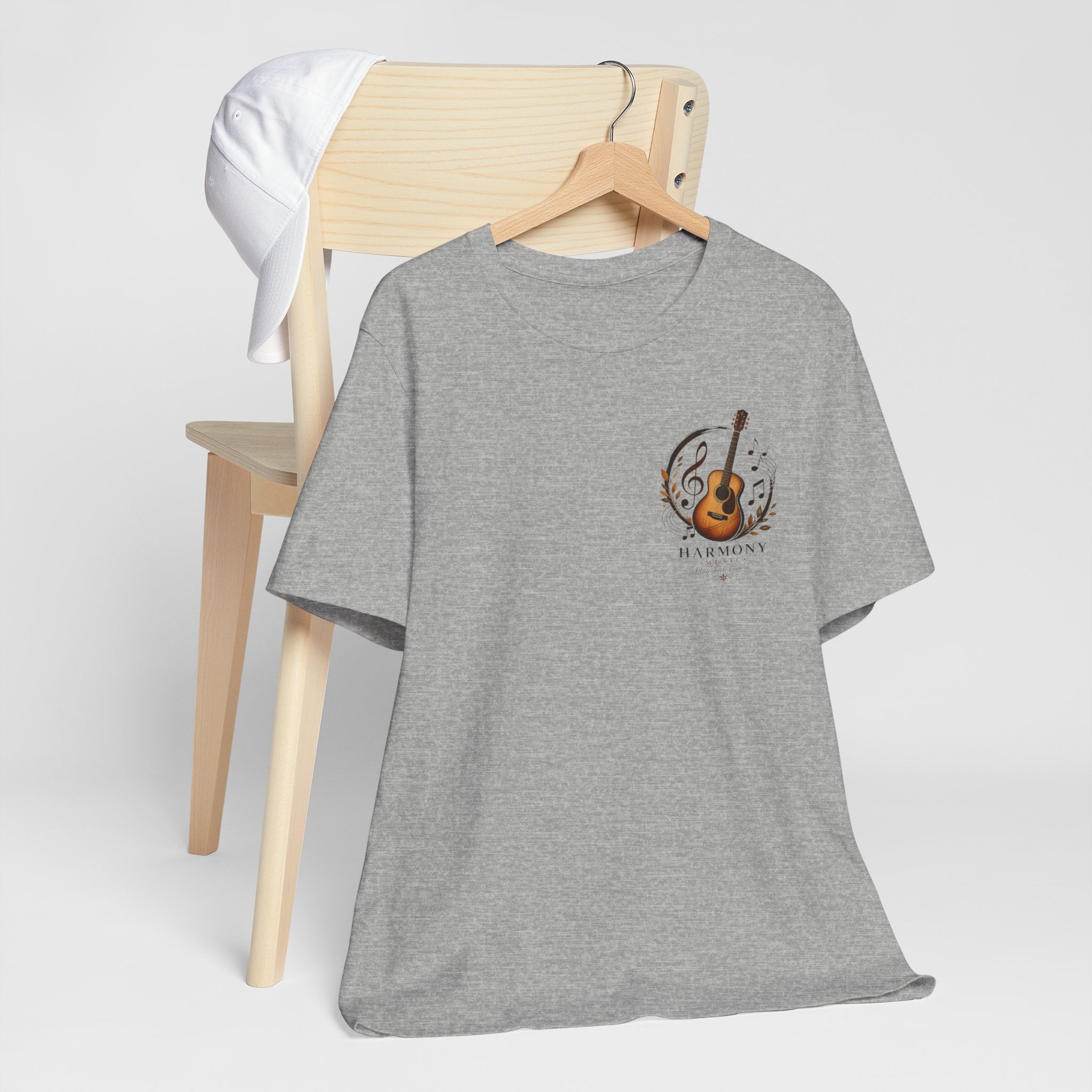 Harmony Guitar Tee — Acoustic Guitar Music T-Shirt