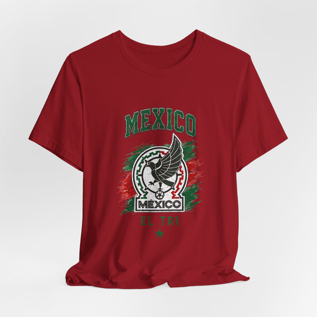 Mexico El Tri Soccer T-Shirt — Mexican Flag Eagle Football Tee