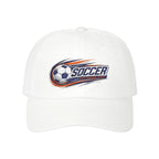 Soccer Dad Cap — Vintage Soccer Ball Logo Baseball Hat
